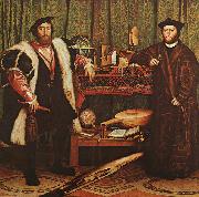Hans Holbein The Ambassadors oil painting reproduction